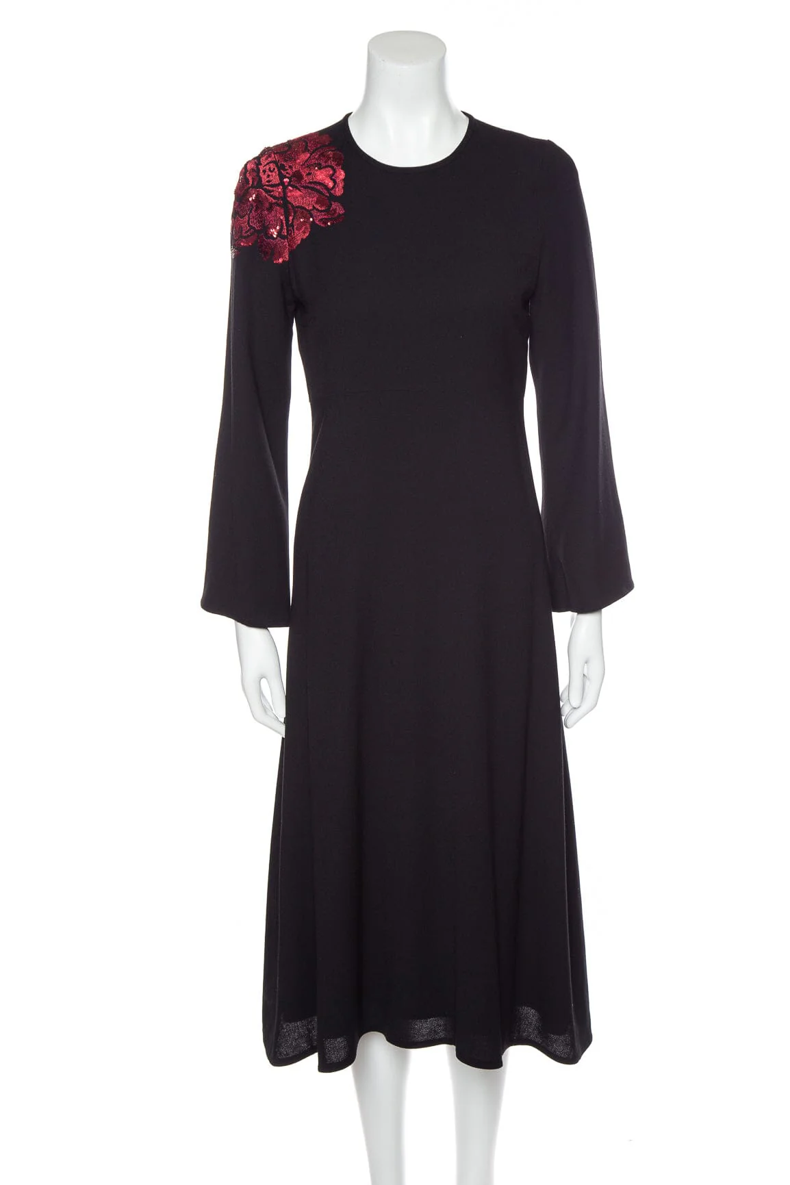 Etro Black Red Sequins Dress SZ 40 NWT