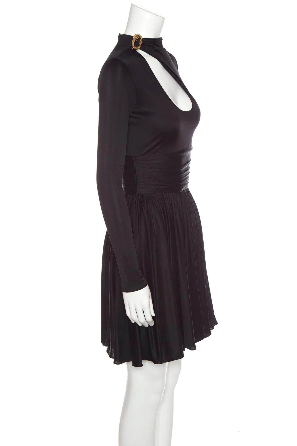 Fendace Black Long Sleeve Dress SZ 36 NWT - Image 2