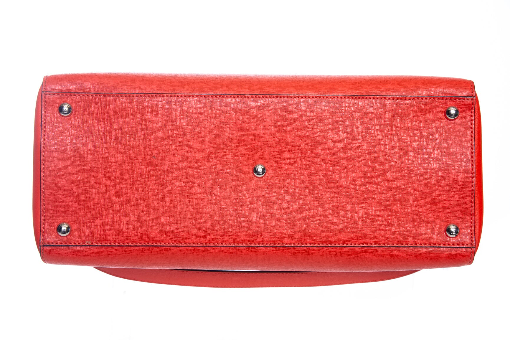 Fendi Coral Leather 2Jours Handbag - Image 4