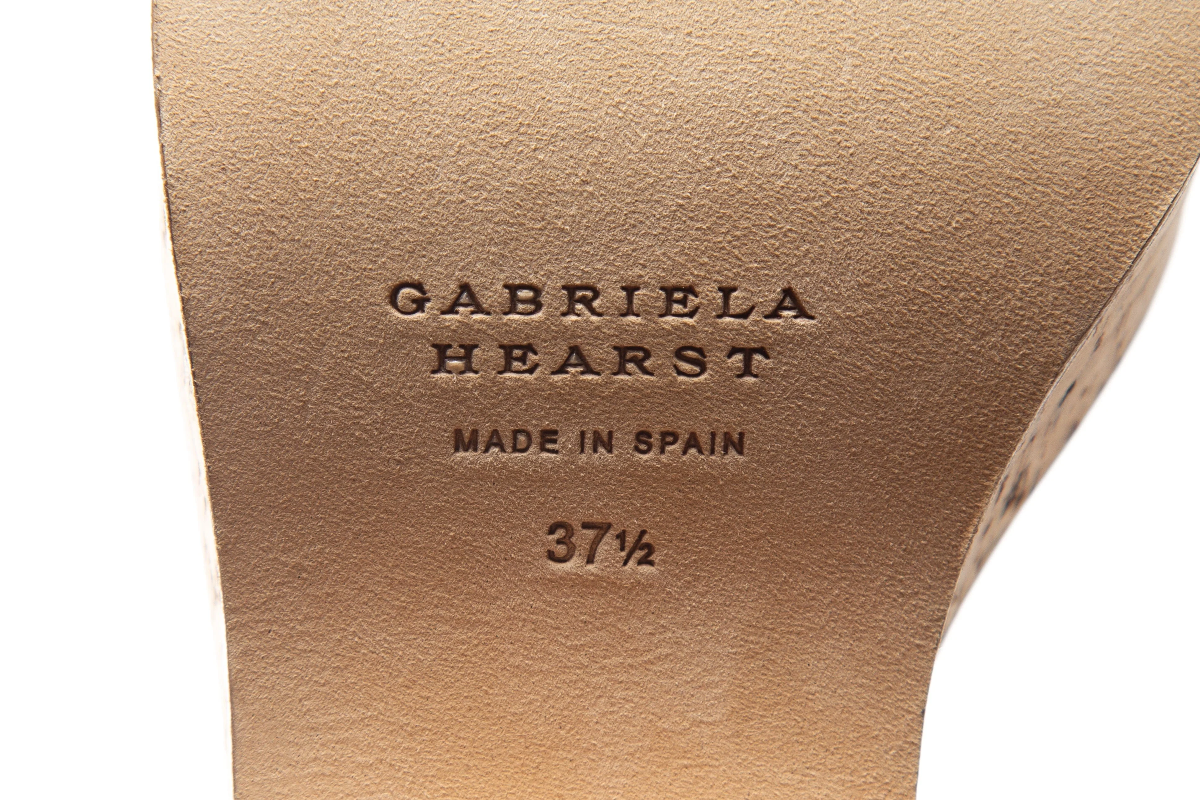 Gabriela Hearst Cognac Nappa Calfskin Leather Sandals SZ 37.5 - Image 6