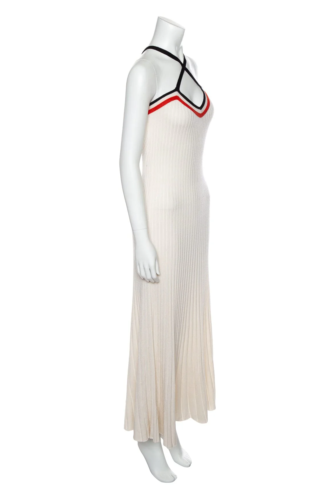 Gabriela Hearst Ivory Ribbed Dress and Cardigan Set SZ S NWT - Image 3