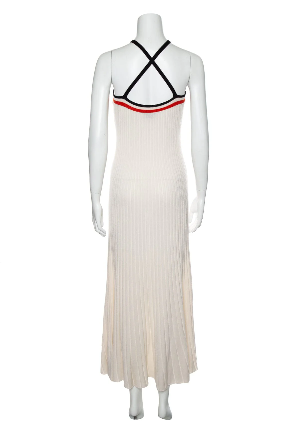 Gabriela Hearst Ivory Ribbed Dress and Cardigan Set SZ S NWT - Image 4