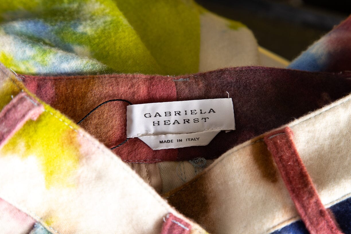 Gabriela Hearst Tye Dye Cashmer Cargo Pocket  Pants SZ 38 - Image 4