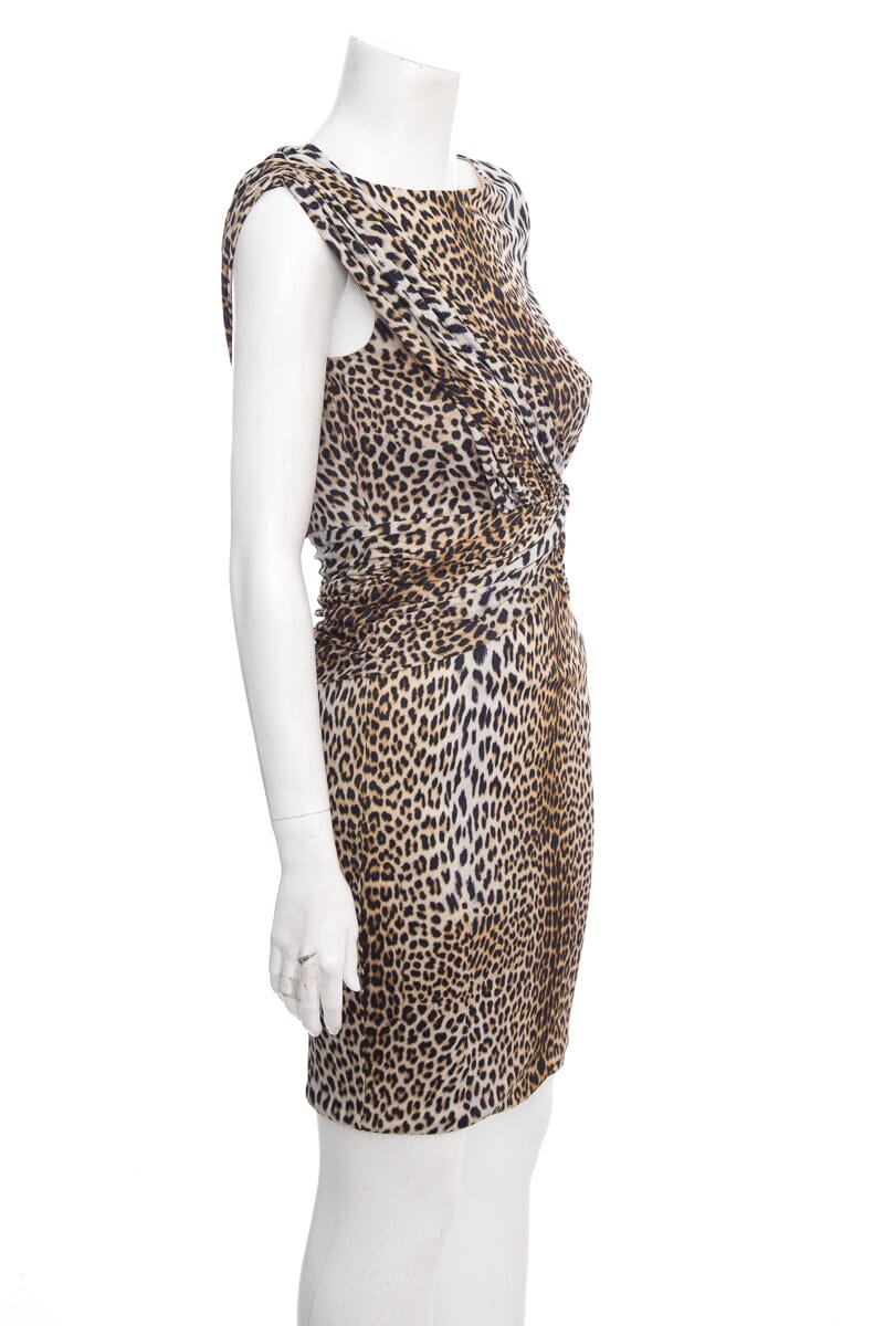 Giambattista Valli Cheetah Sleeveless Dress SZ XS - Image 2
