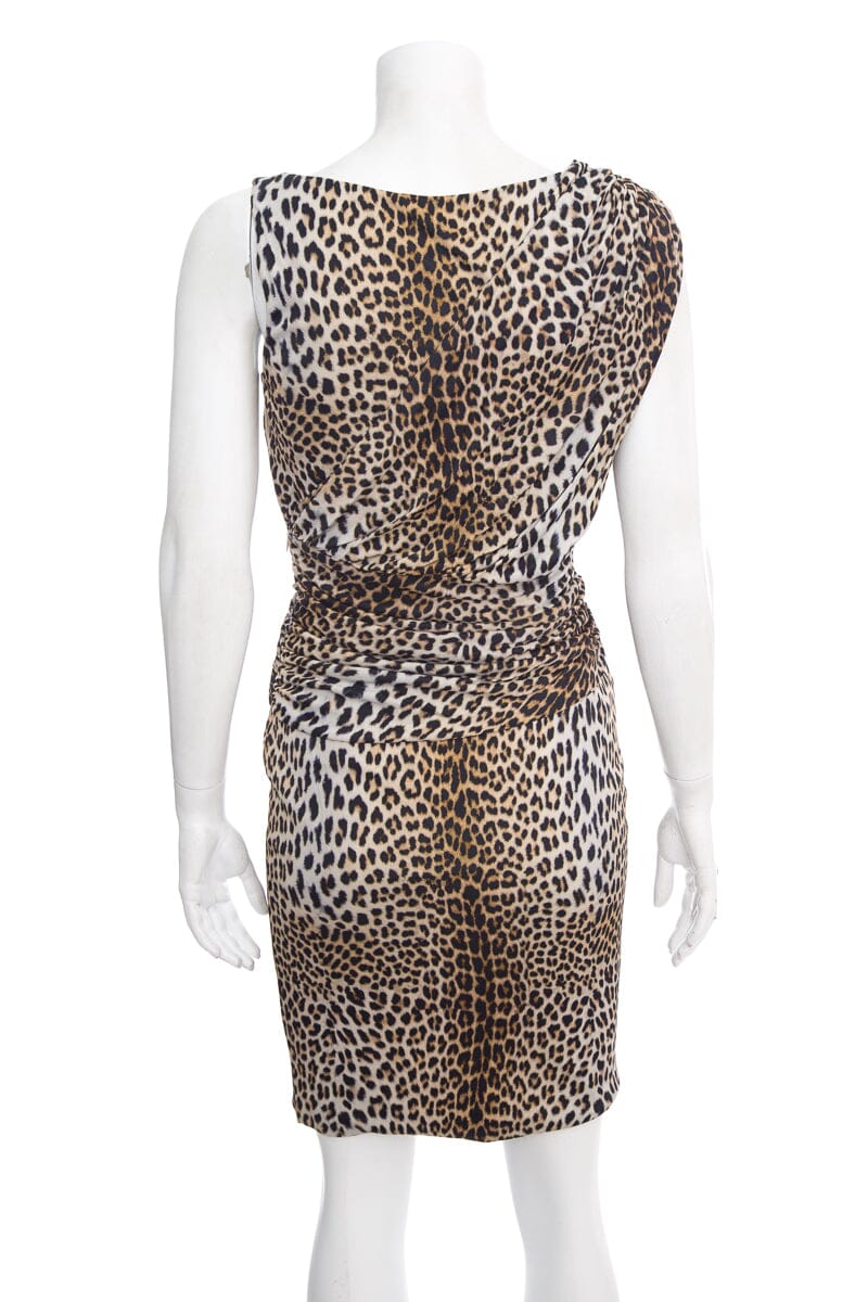 Giambattista Valli Cheetah Sleeveless Dress SZ XS - Image 3
