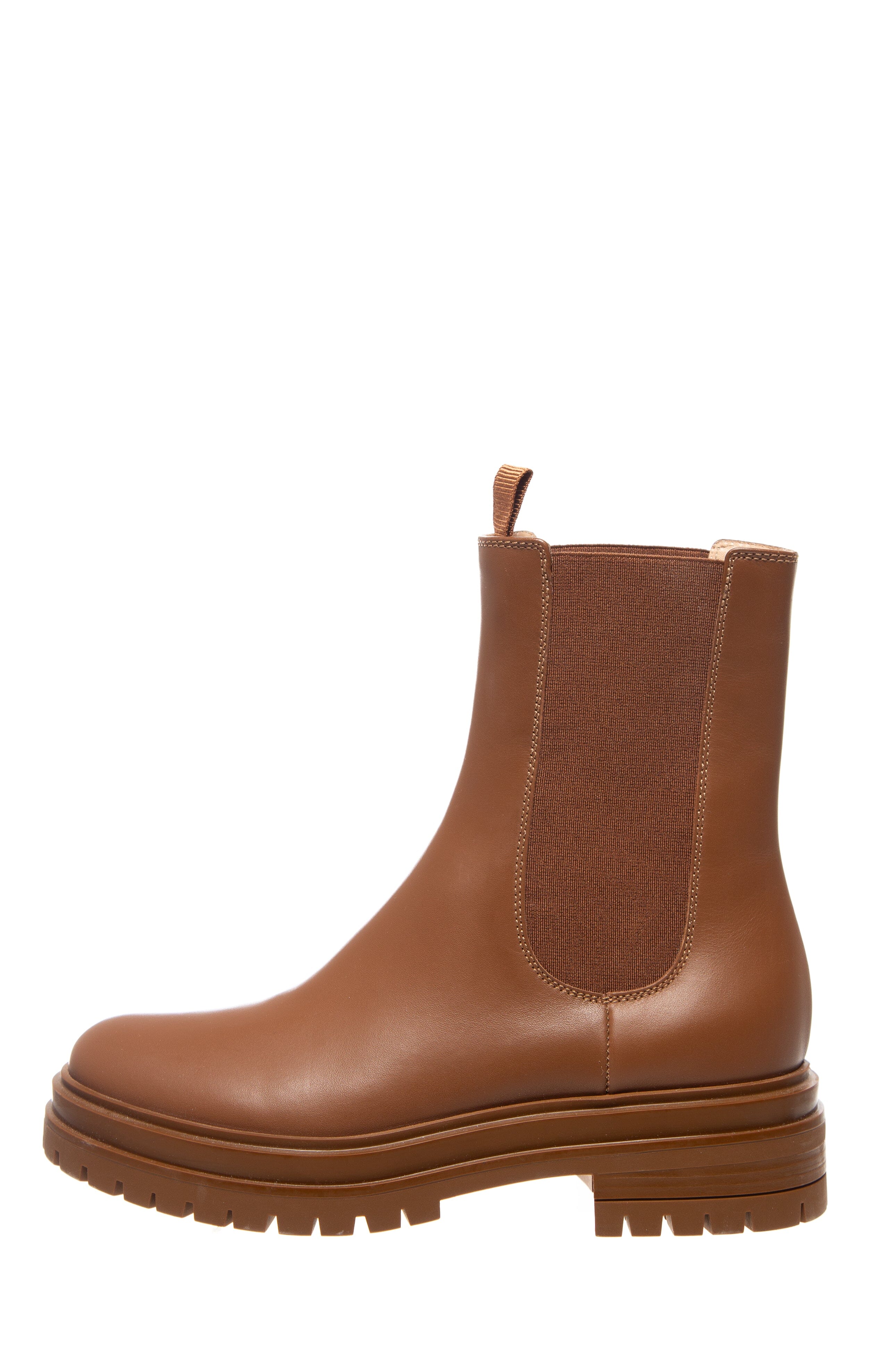 Gianvito Rossi Tan Leather Ankle Boots SZ 37
