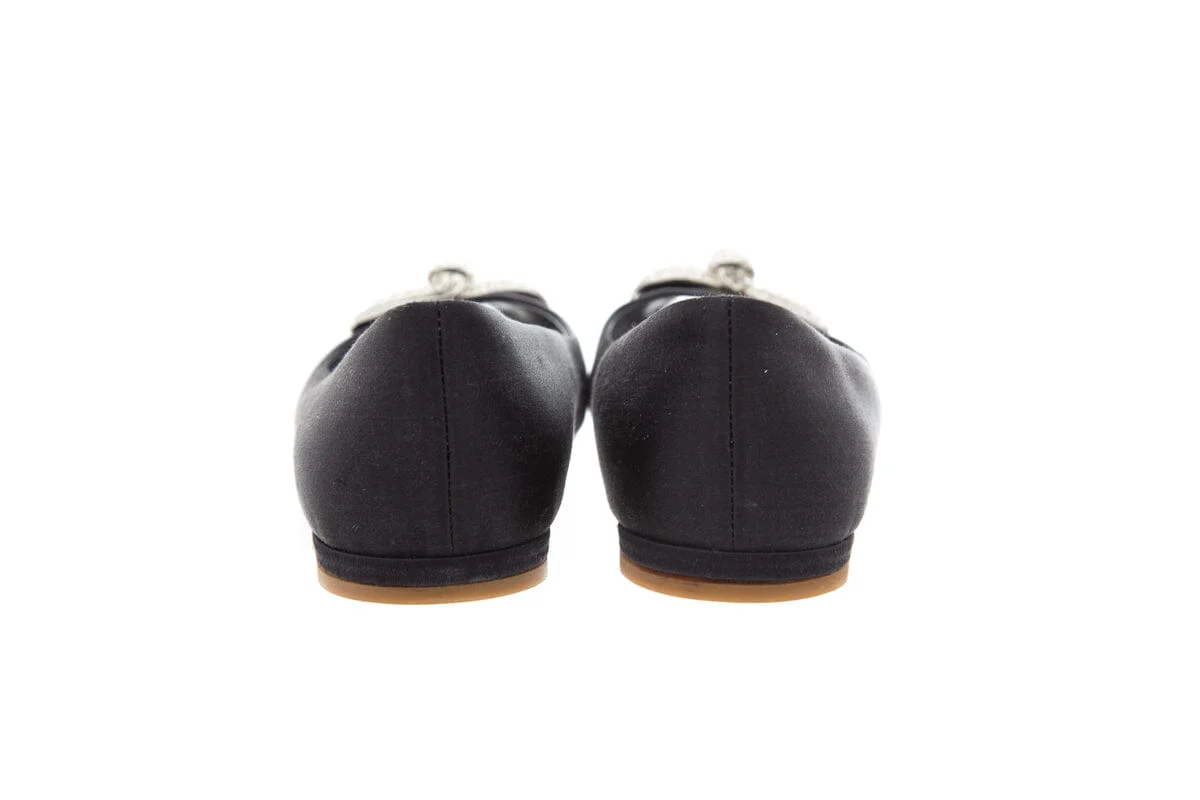 Giuseppe Zanotti Black Flats SZ 36.5 - Image 4