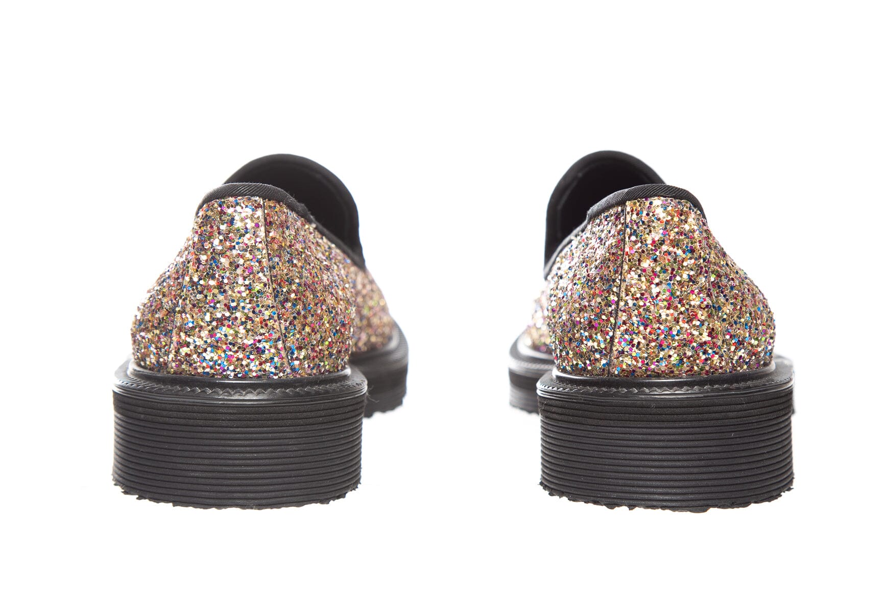 Giuseppe Zanotti Multi Color Glitter Loafers SZ 35 - Image 4