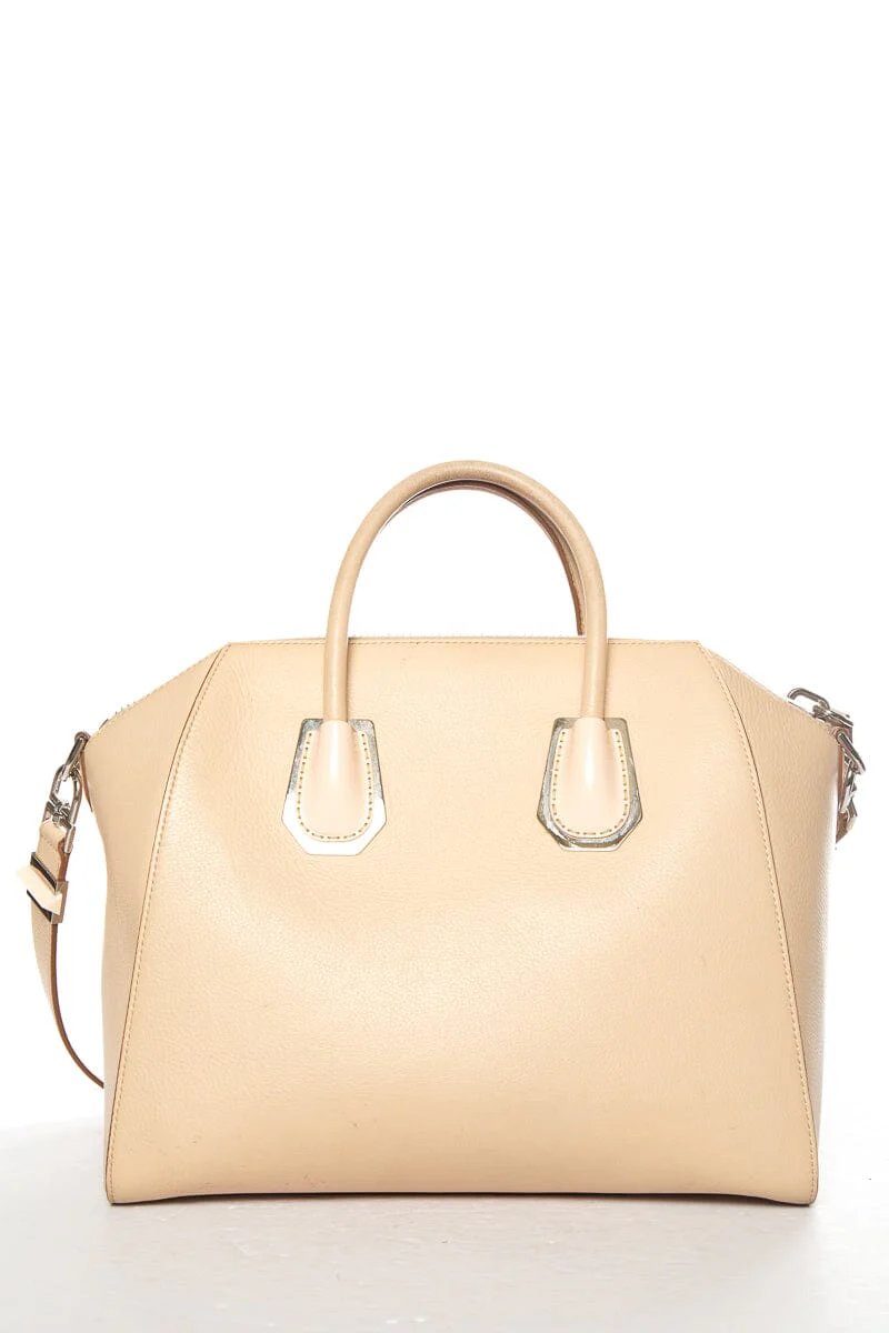 Givenchy Tan Leather Antigona Handle Bag - Image 4