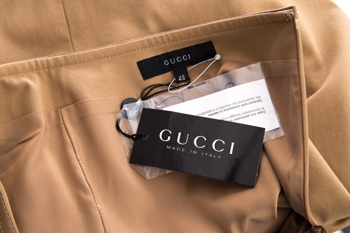 Gucci Beige Skirt SZ 46 NWT - Image 4