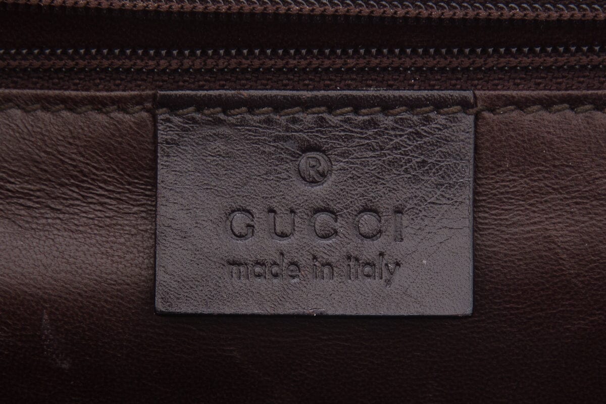 Gucci Brown Crocodile Tom Ford Era Top Handle Handbag - Image 8