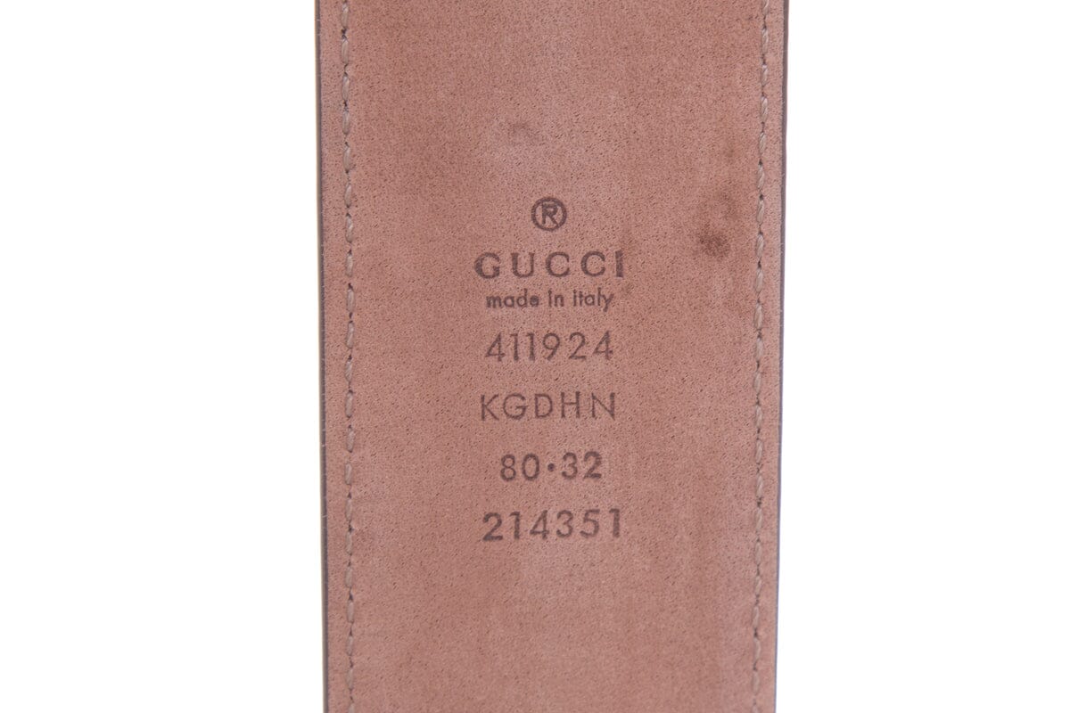 Gucci GG Monogram Belt SZ 80/32 - Image 4
