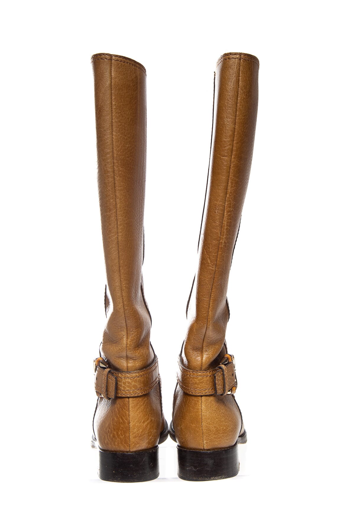 Gucci Tan Leather Riding Boots SZ 38 - Image 3