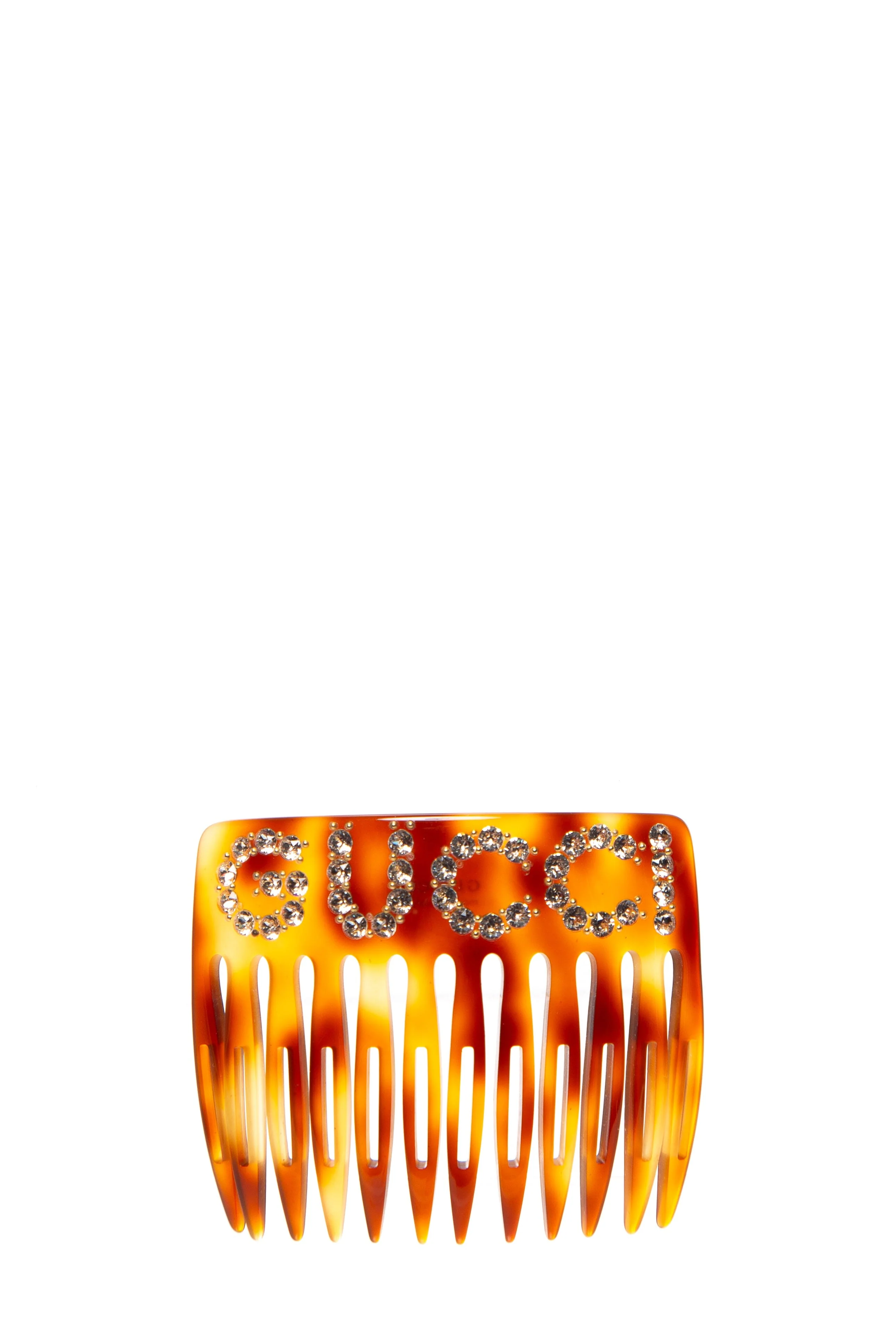 Gucci Tortoise Embellished Hair Comb