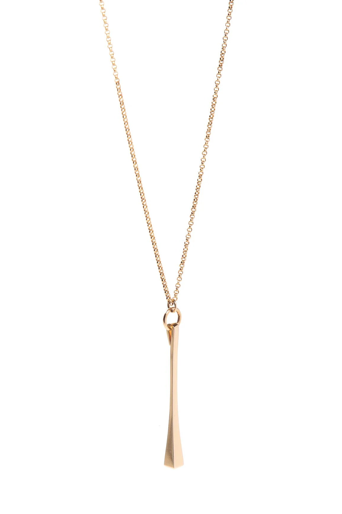 Hermès 18K Rose Gold Clou de Forge Pendant Necklace - Image 3