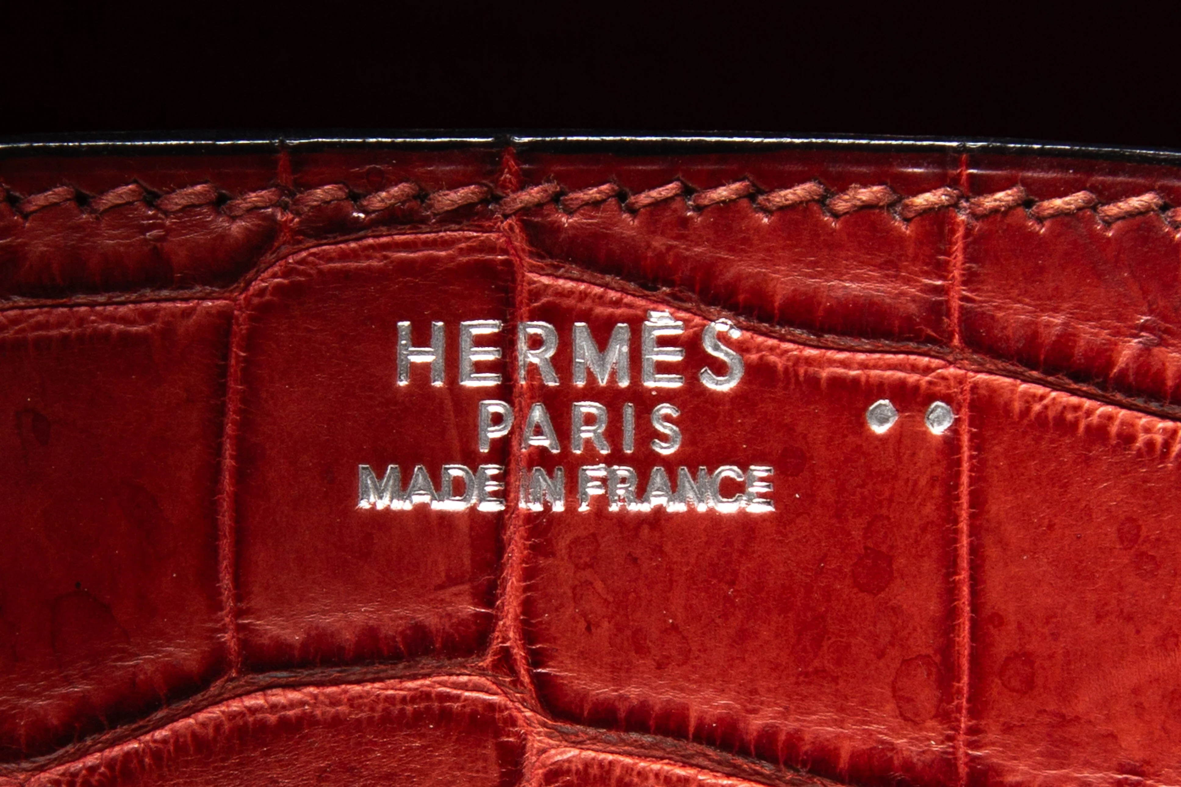 Hermès Birkin 30 cm Rouge Matte Niloticus Crocodile Handbag - Image 7