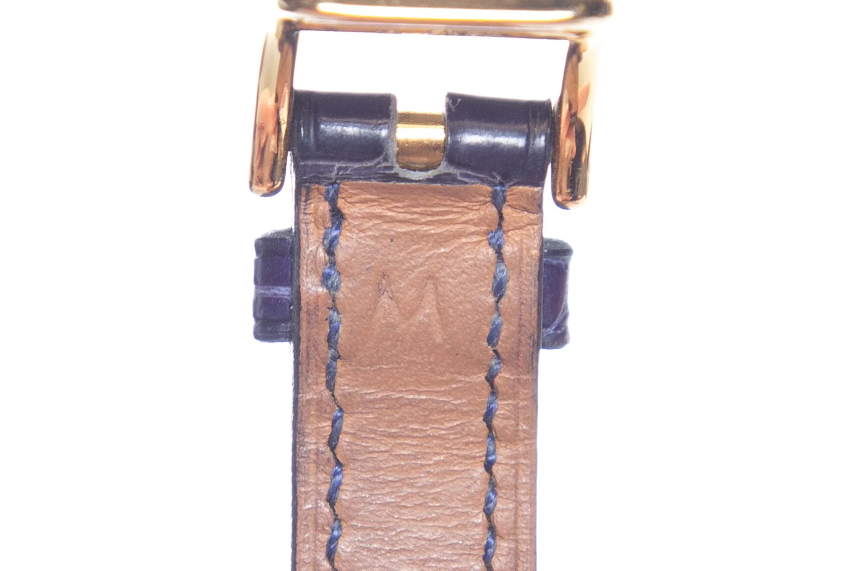 Hermès Blue Croc Kelly Watch - Image 6
