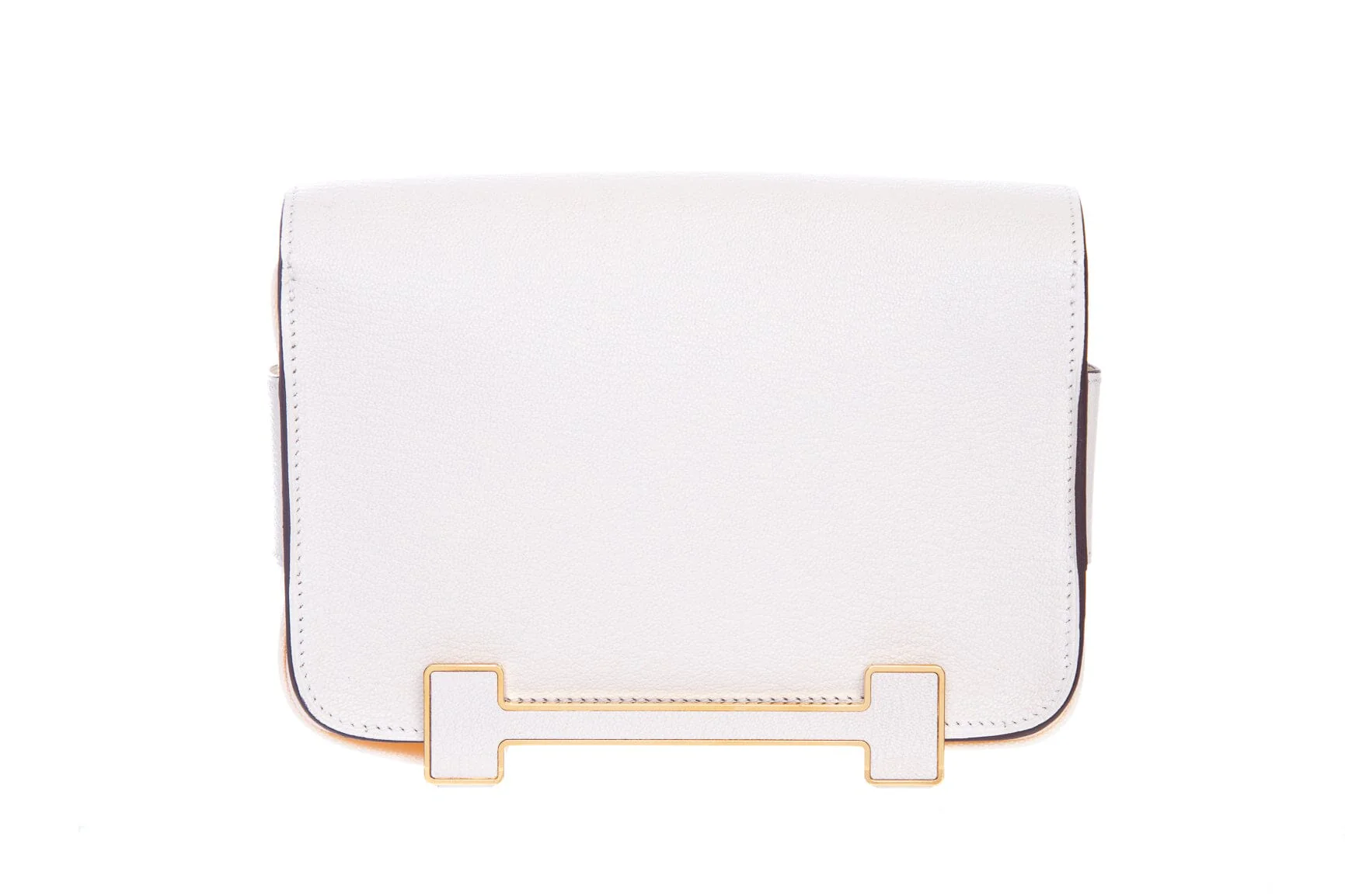 Hermès Cream Chevre Mysore Geta Handbag - Image 3