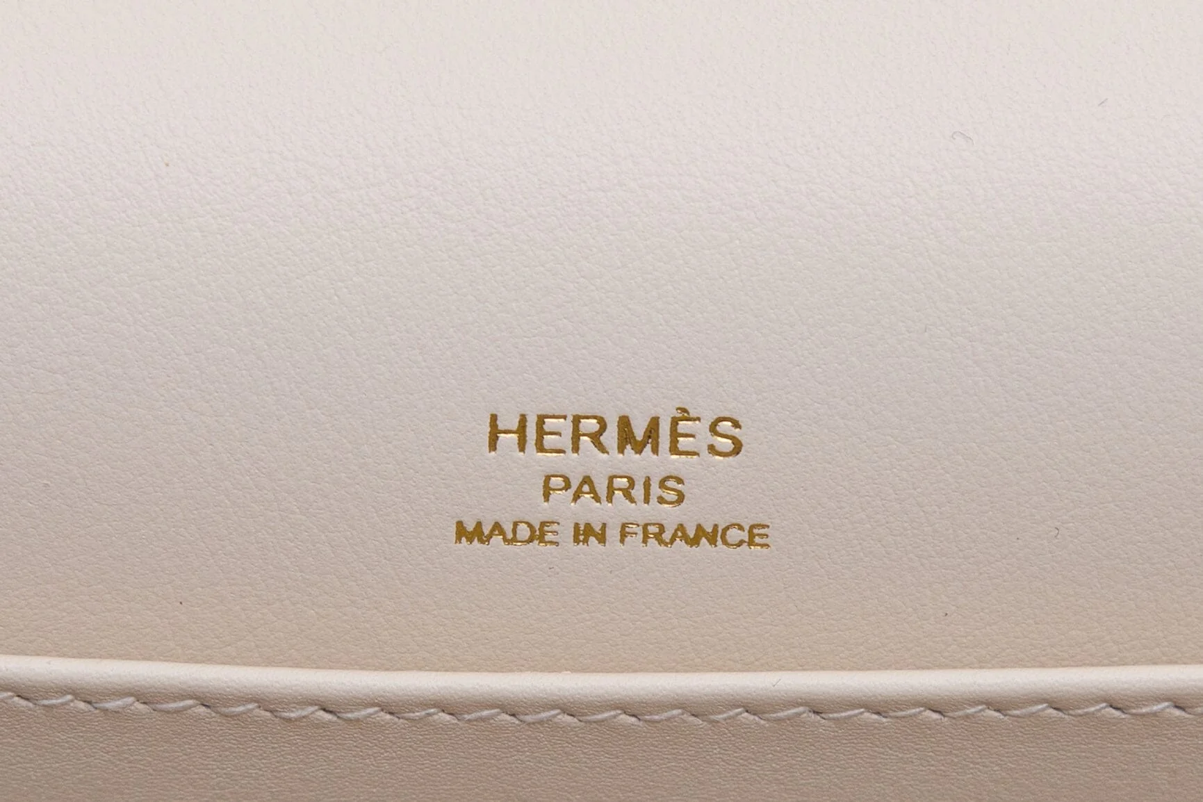 Hermès Cream Chevre Mysore Geta Handbag - Image 7