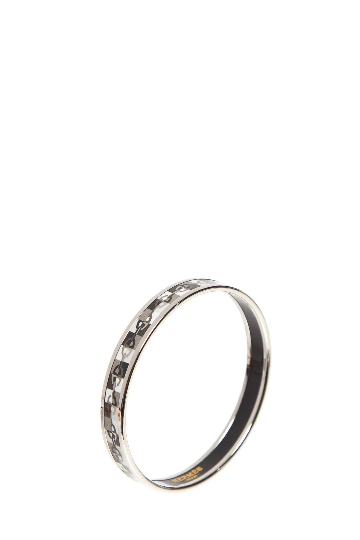 Hermès Enamel Horsebit Bangle Bracelet