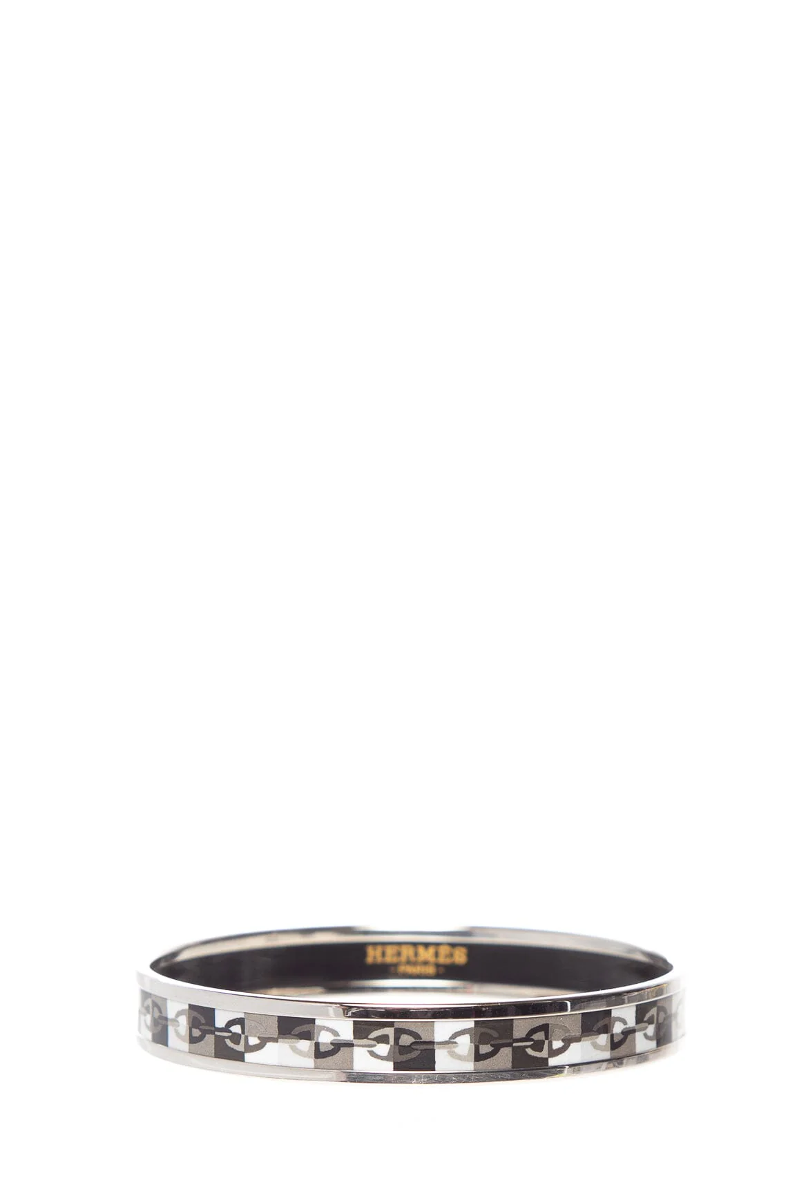 Hermès Enamel Horsebit Bangle Bracelet - Image 2