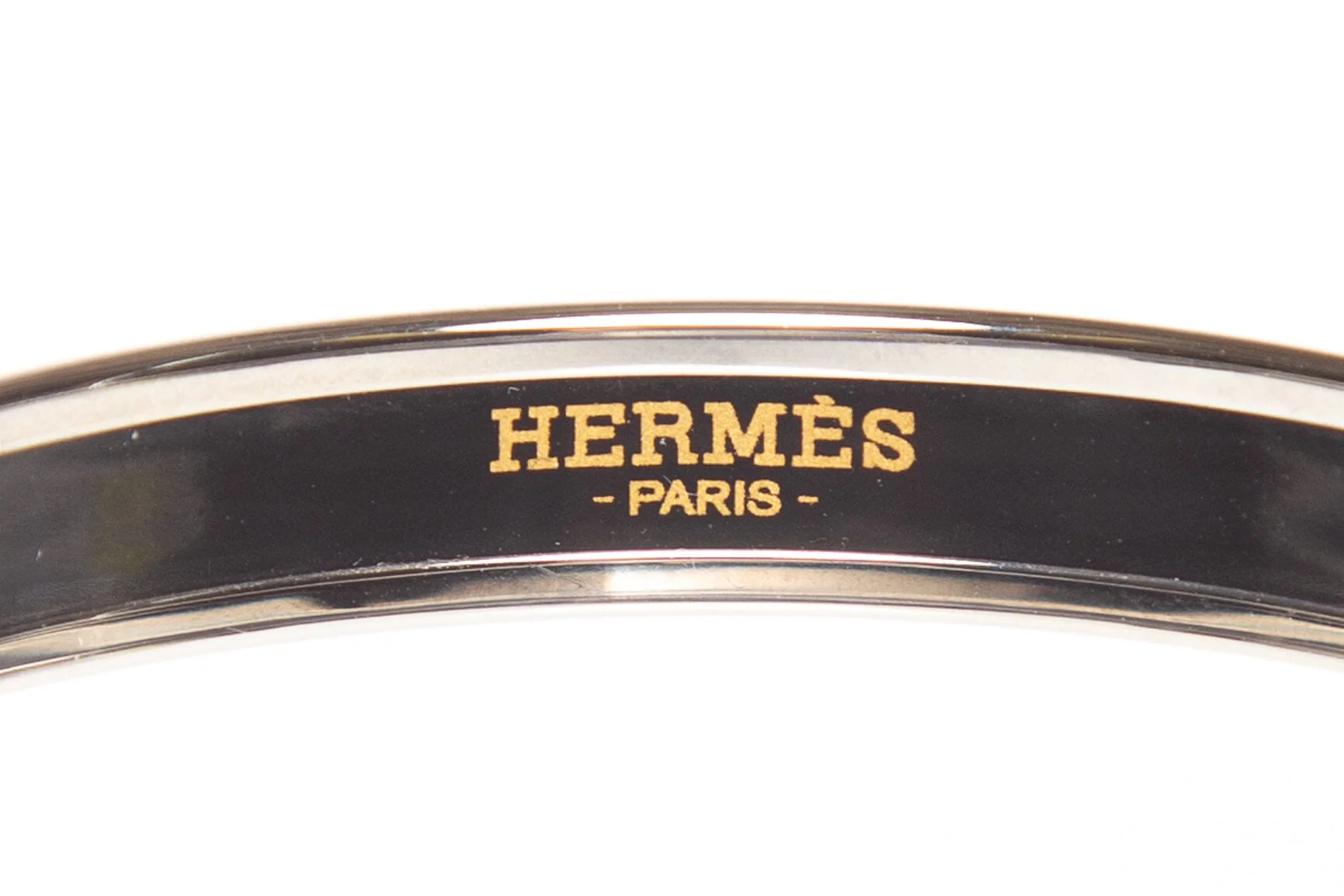 Hermès Enamel Horsebit Bangle Bracelet - Image 3