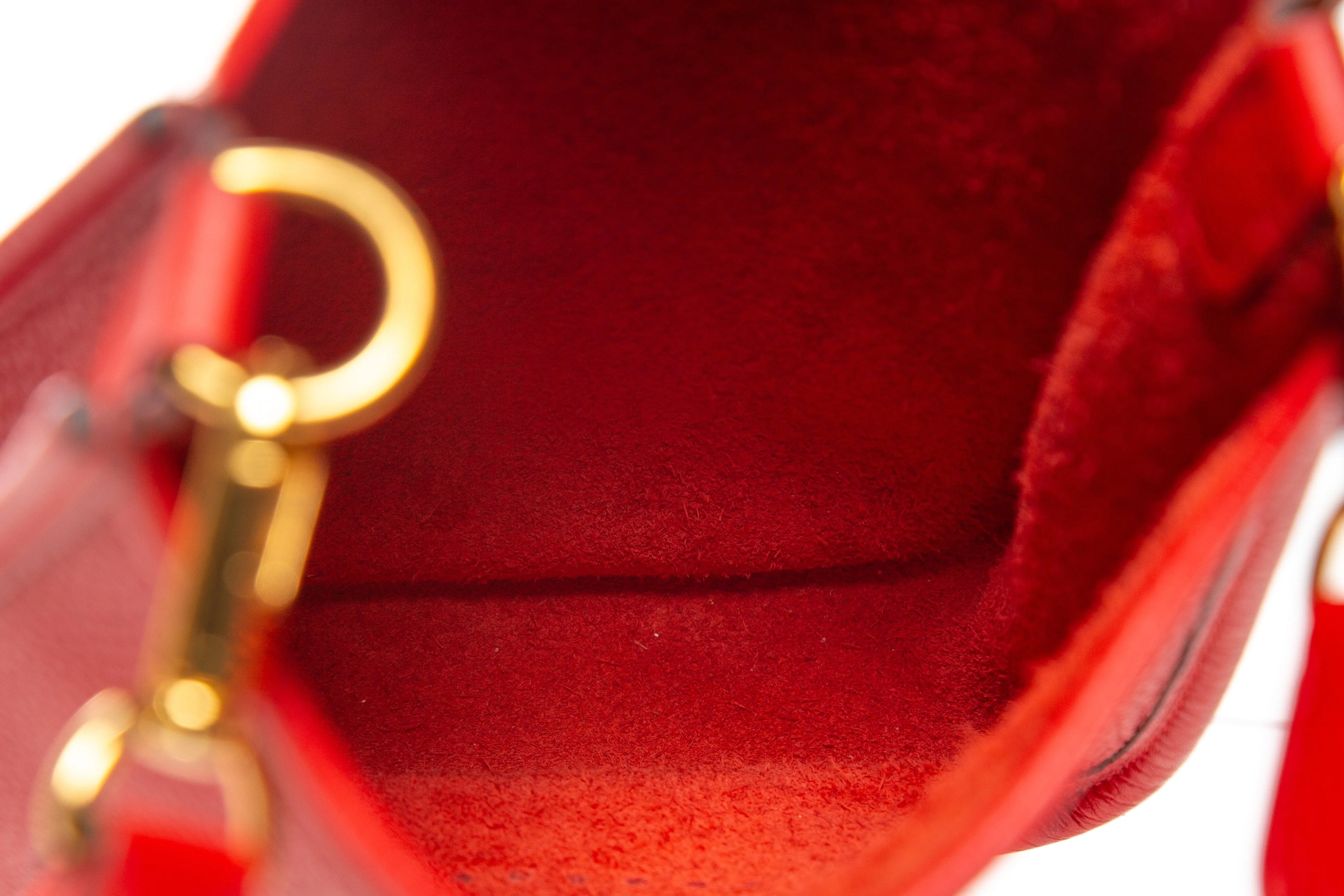 Hermès Red Leather Evelyn TPM Cross-Body - Image 6