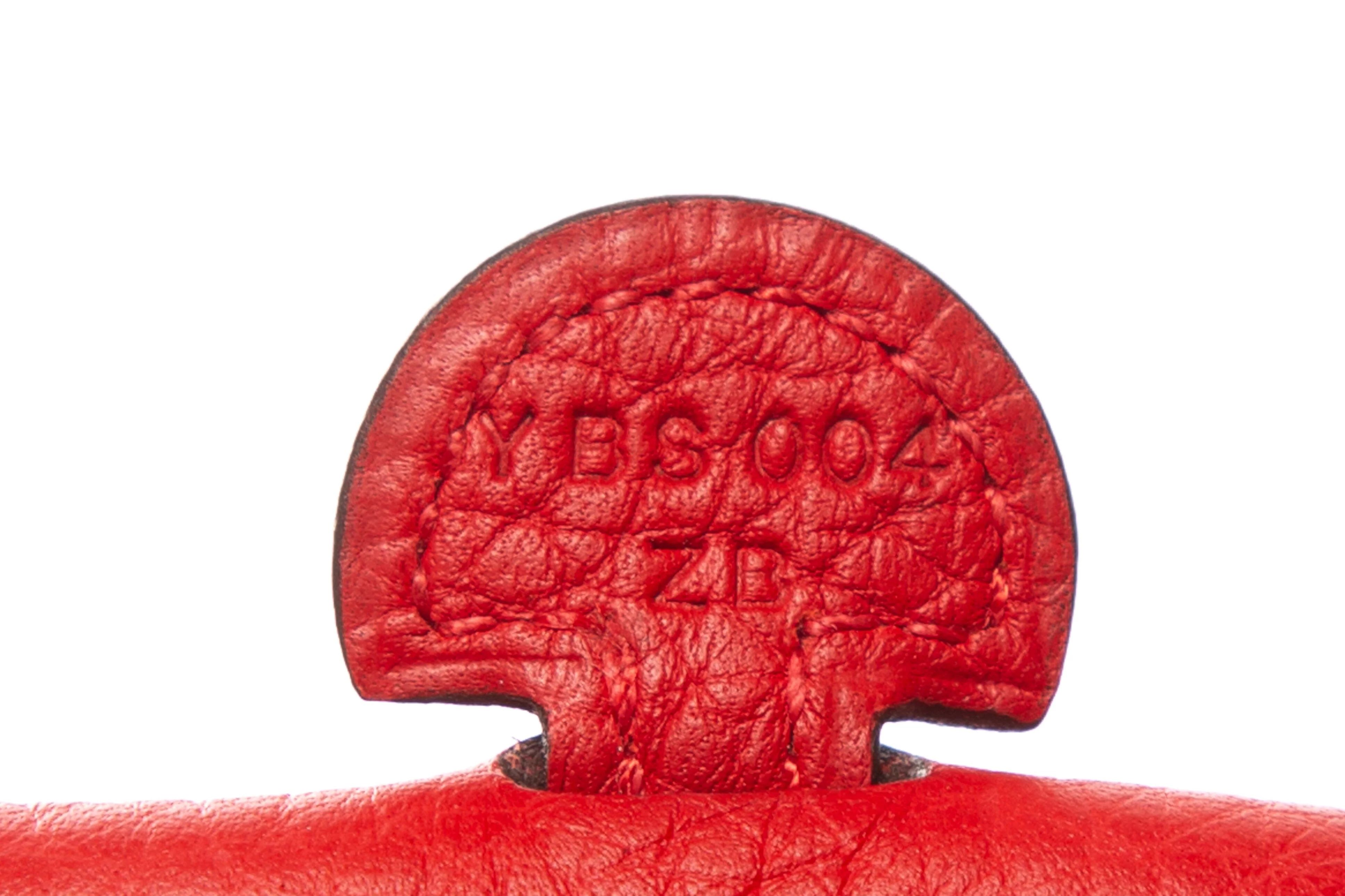Hermès Red Leather Evelyn TPM Cross-Body - Image 7