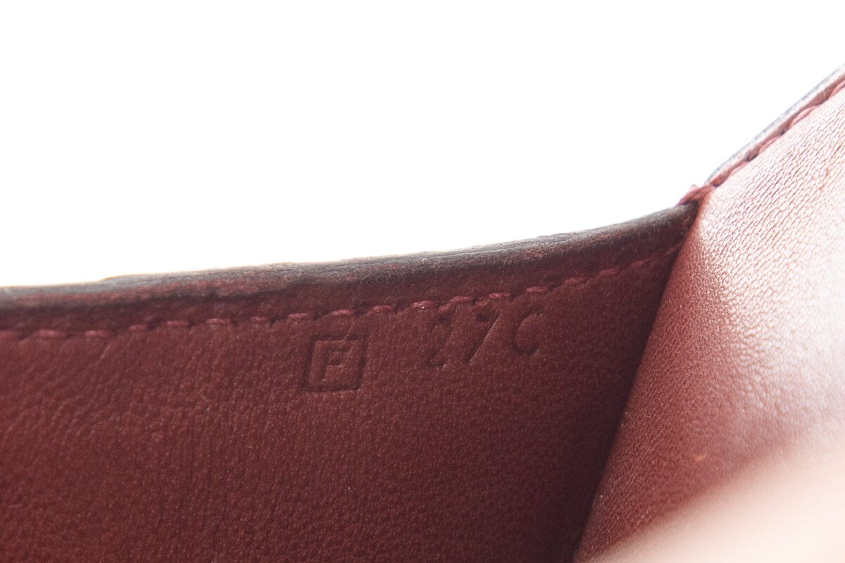 Hermès Shiny Niloticus Croc Constance 24 Bordeaux Handbag - Image 9