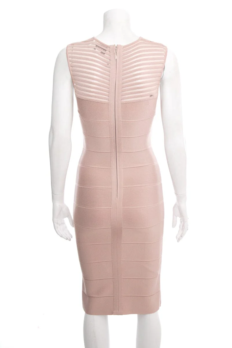 Herve Leger Blush pink Dress SZ S - Image 3