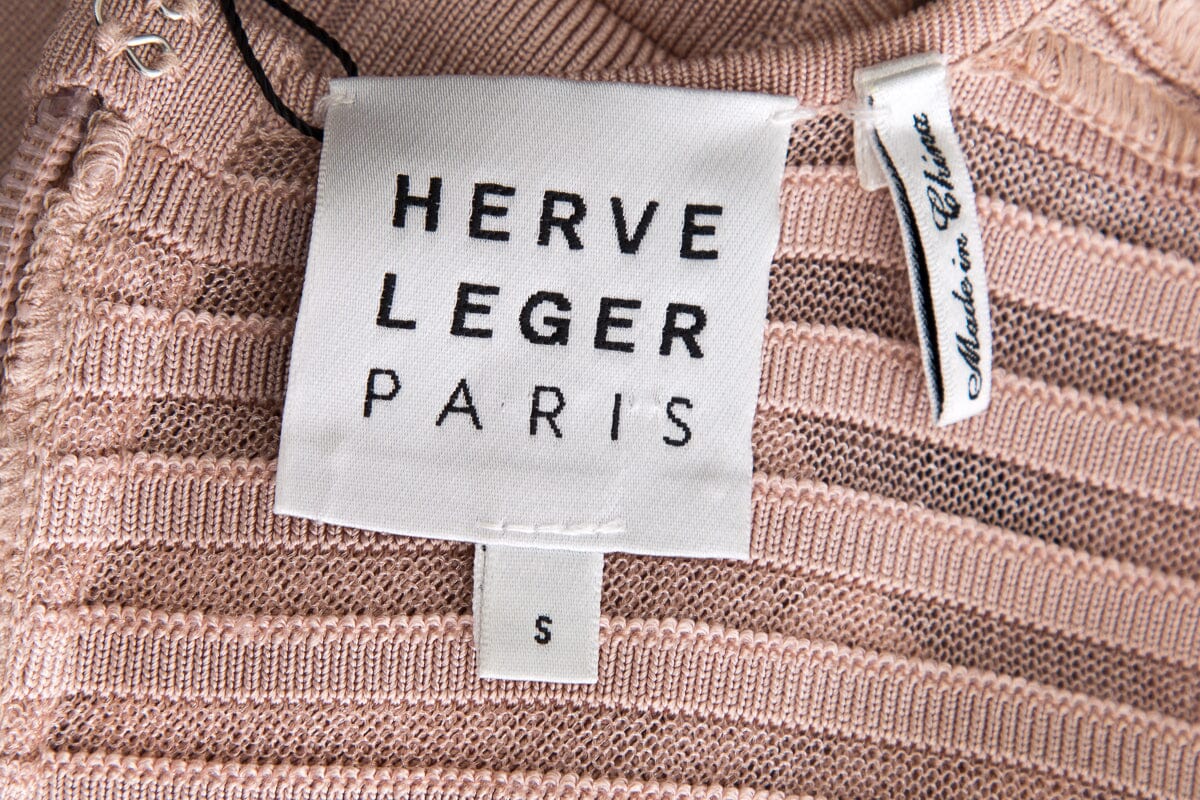 Herve Leger Blush pink Dress SZ S - Image 4