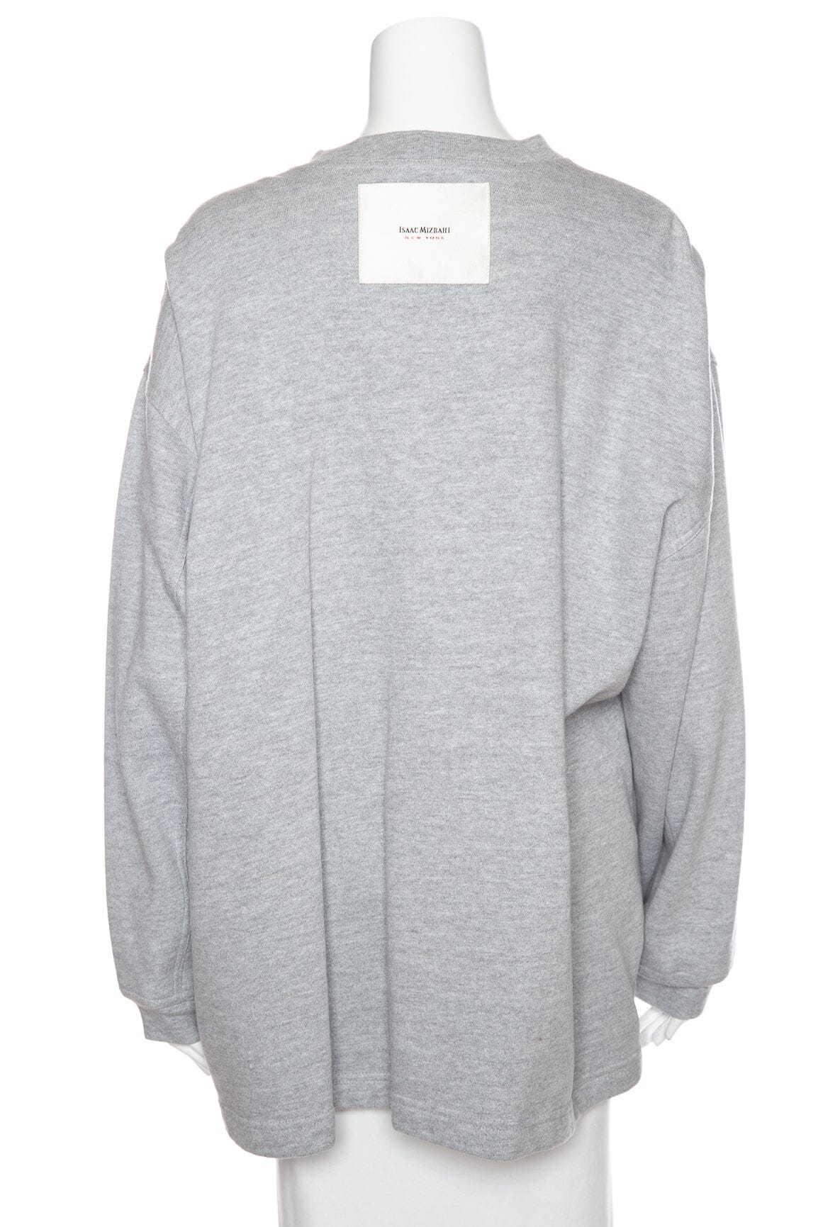 Isaac Mizrahi Grey Cotton Oversized Button Up Cardigan SZ N/A - Image 3