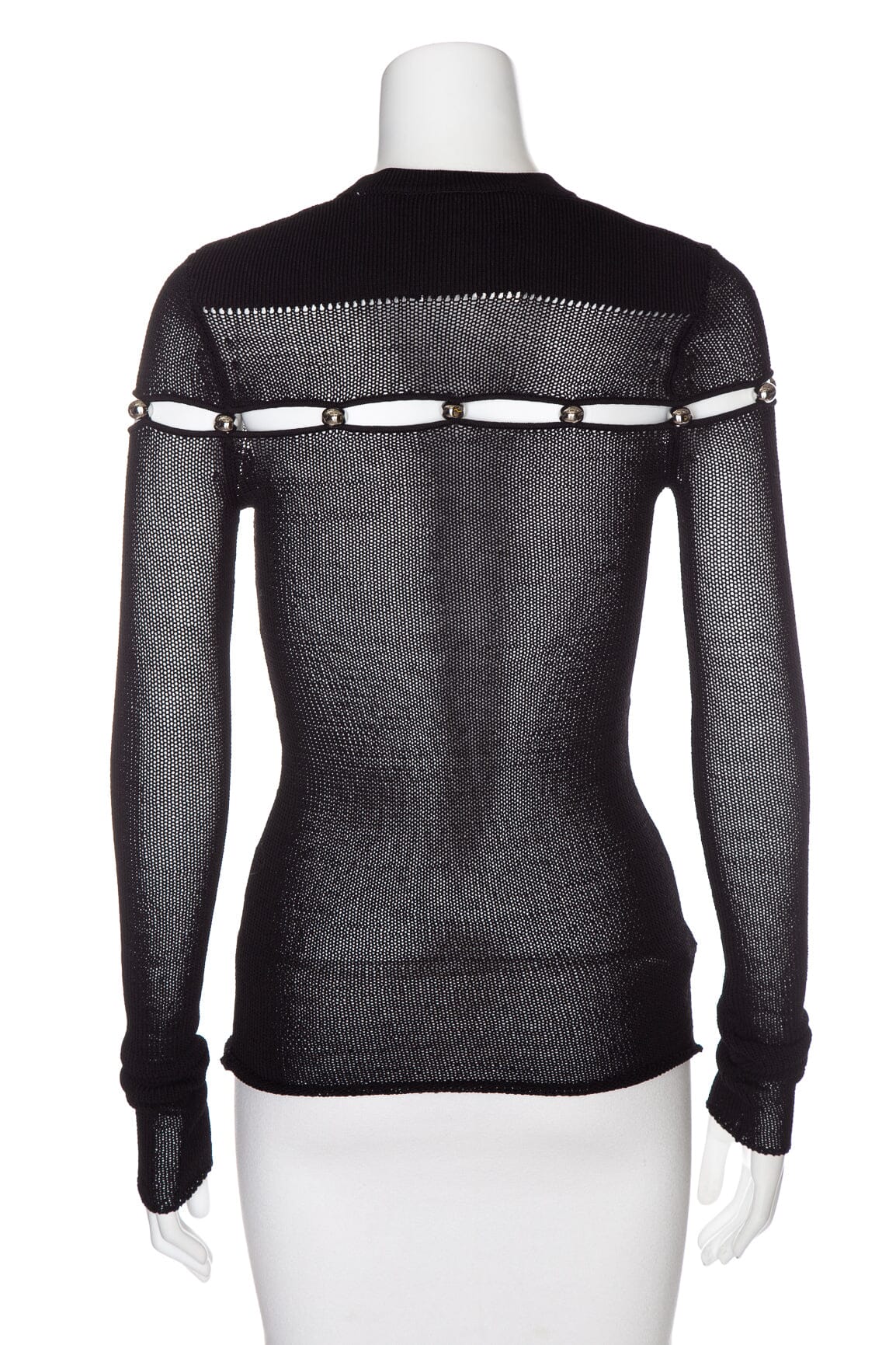 Isabel Marant Black Knit Cutout Sweater SZ 38 NWT - Image 3