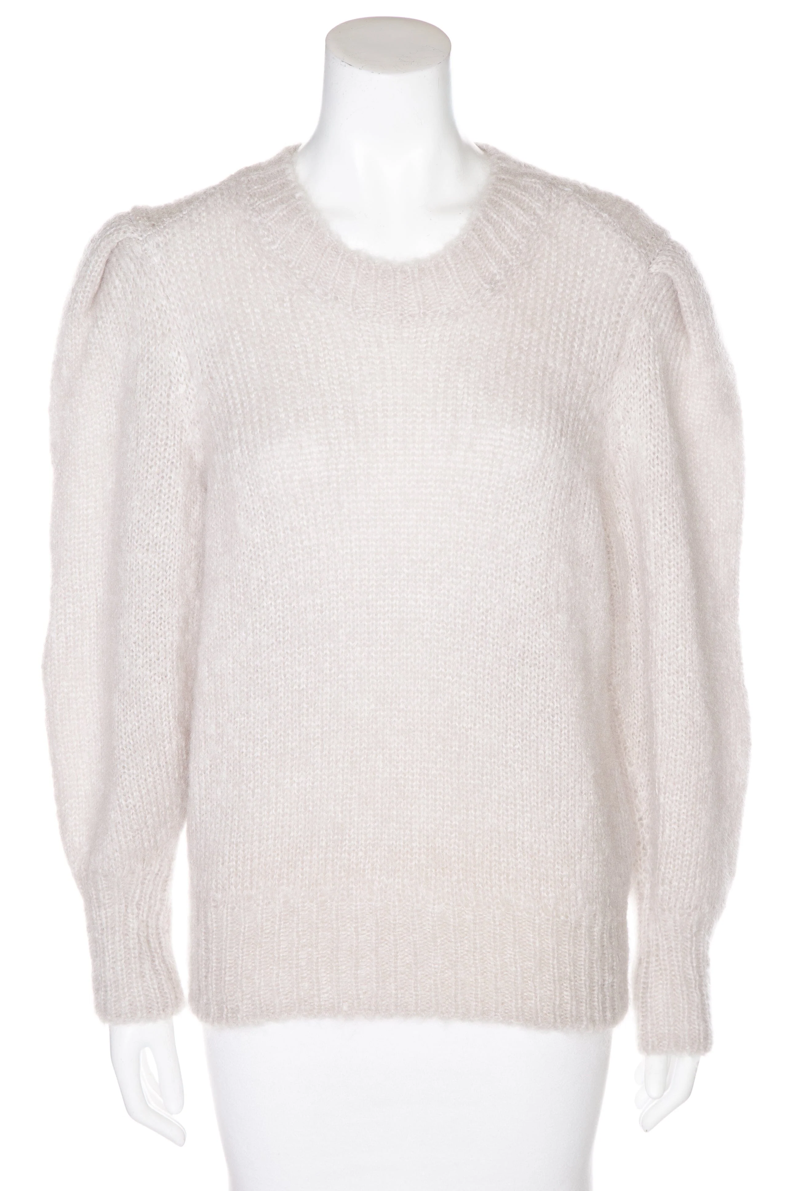 Isabel Marant Grey Mohair Knit Sweater SZ 40