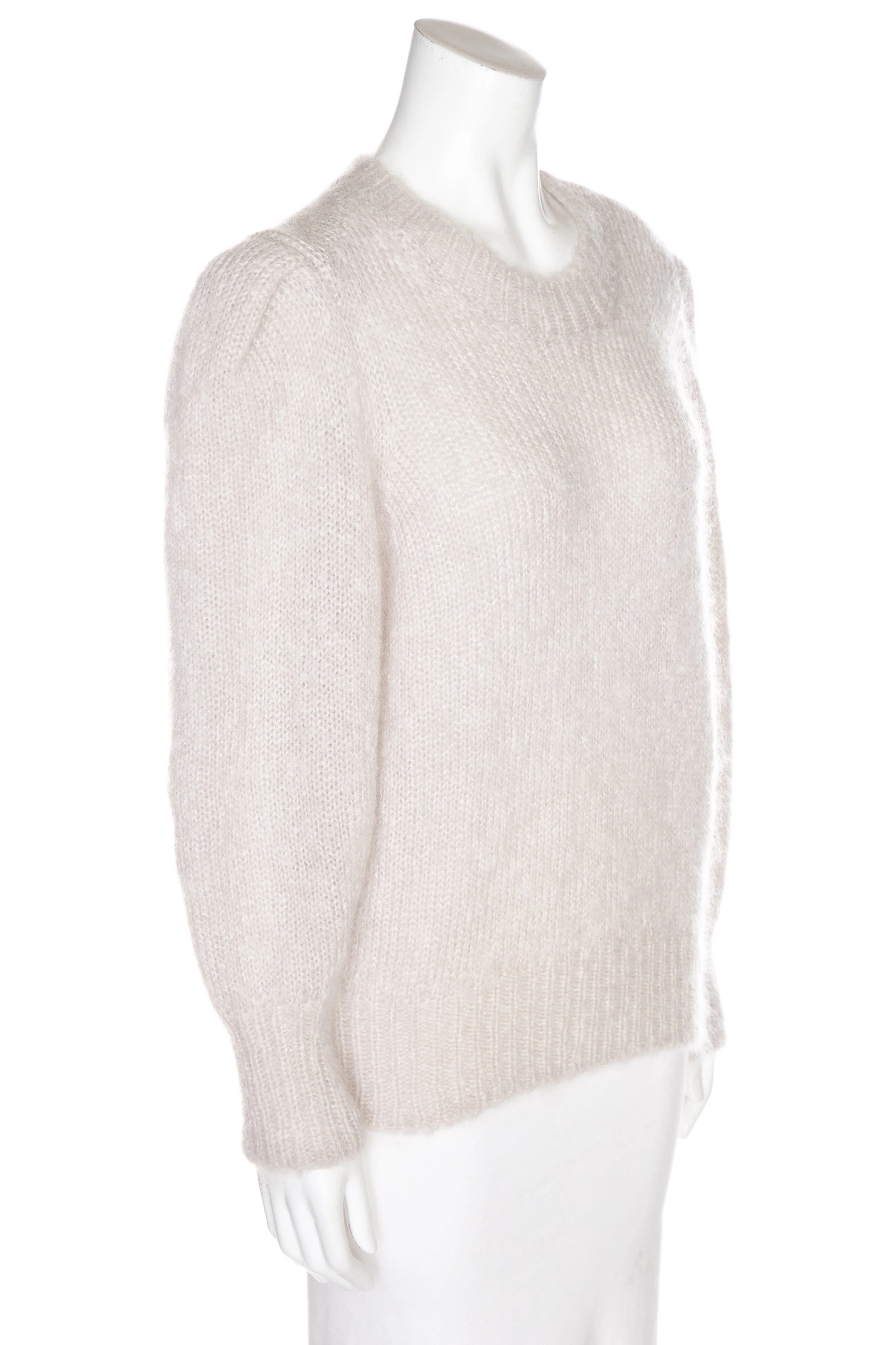 Isabel Marant Grey Mohair Knit Sweater SZ 40 - Image 2