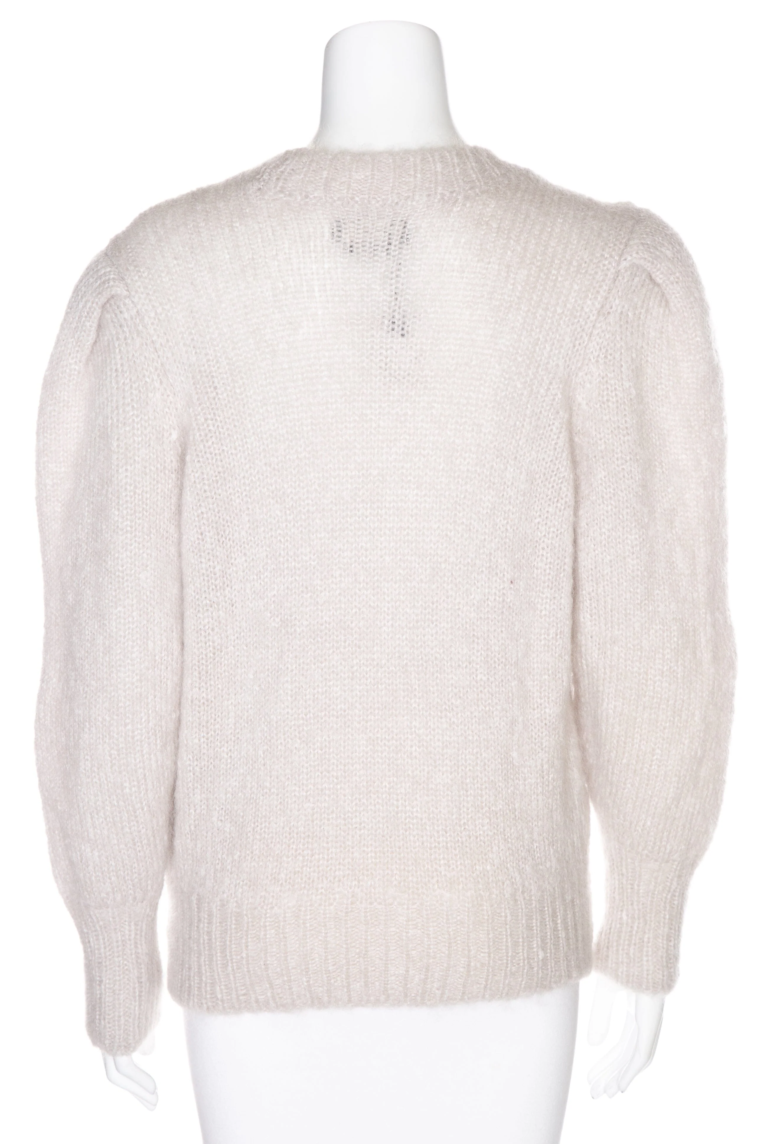 Isabel Marant Grey Mohair Knit Sweater SZ 40 - Image 3