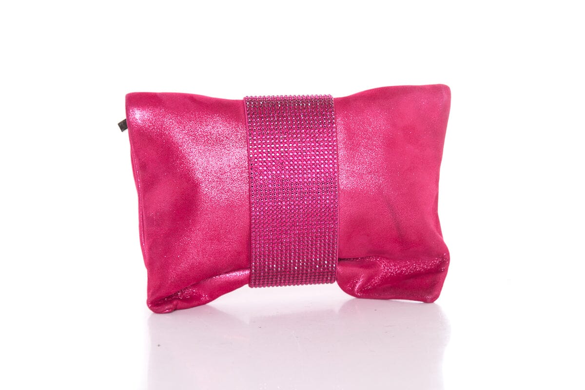 Jimmy Choo Pink Crystal Detail Handbag - Image 4