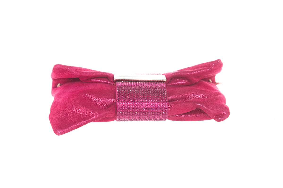 Jimmy Choo Pink Crystal Detail Handbag - Image 5