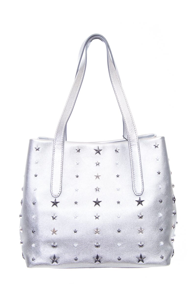 Jimmy Choo Silver Leather Handbag