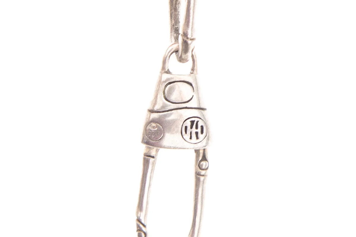John Hardy Silver Abstract Chain Necklace - Image 3