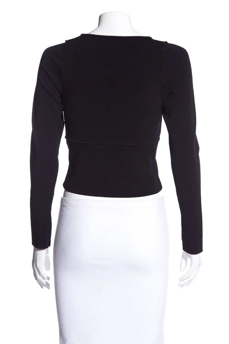 Khaite Black Emanuelle Top NWT SZ L - Image 3