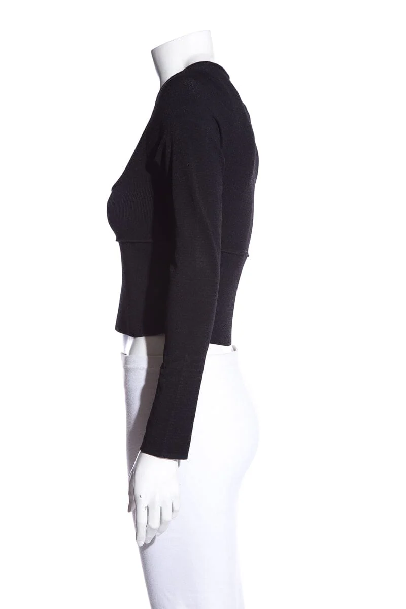 Khaite Black Emanuelle Top NWT SZ L - Image 4