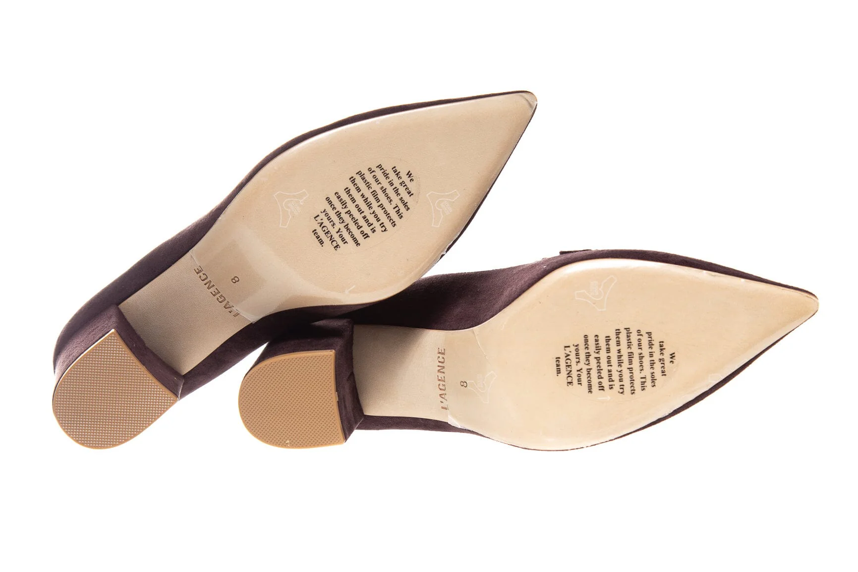 Lagence Brown Suede "Eleonore" Pumps SZ 8 - Image 6