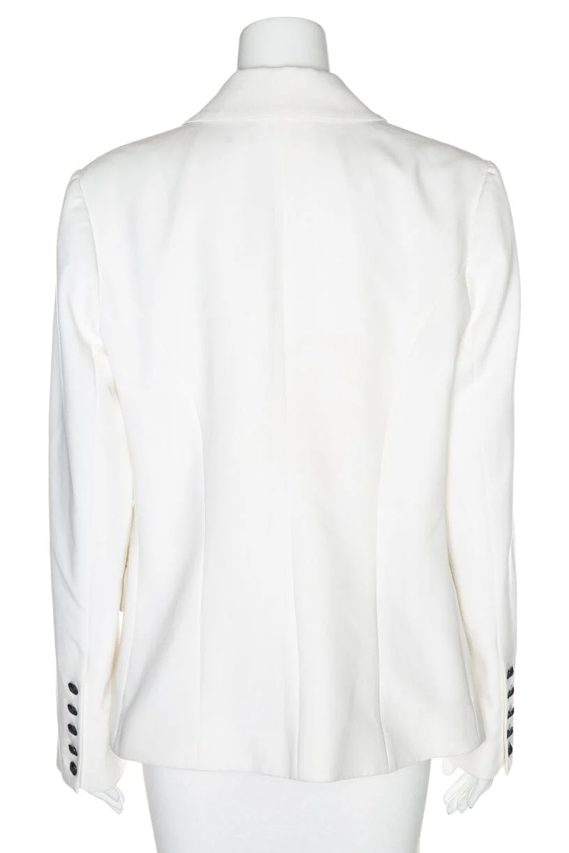 Lagence White and Black Double Breasted Blazer SZ 12 - Image 3