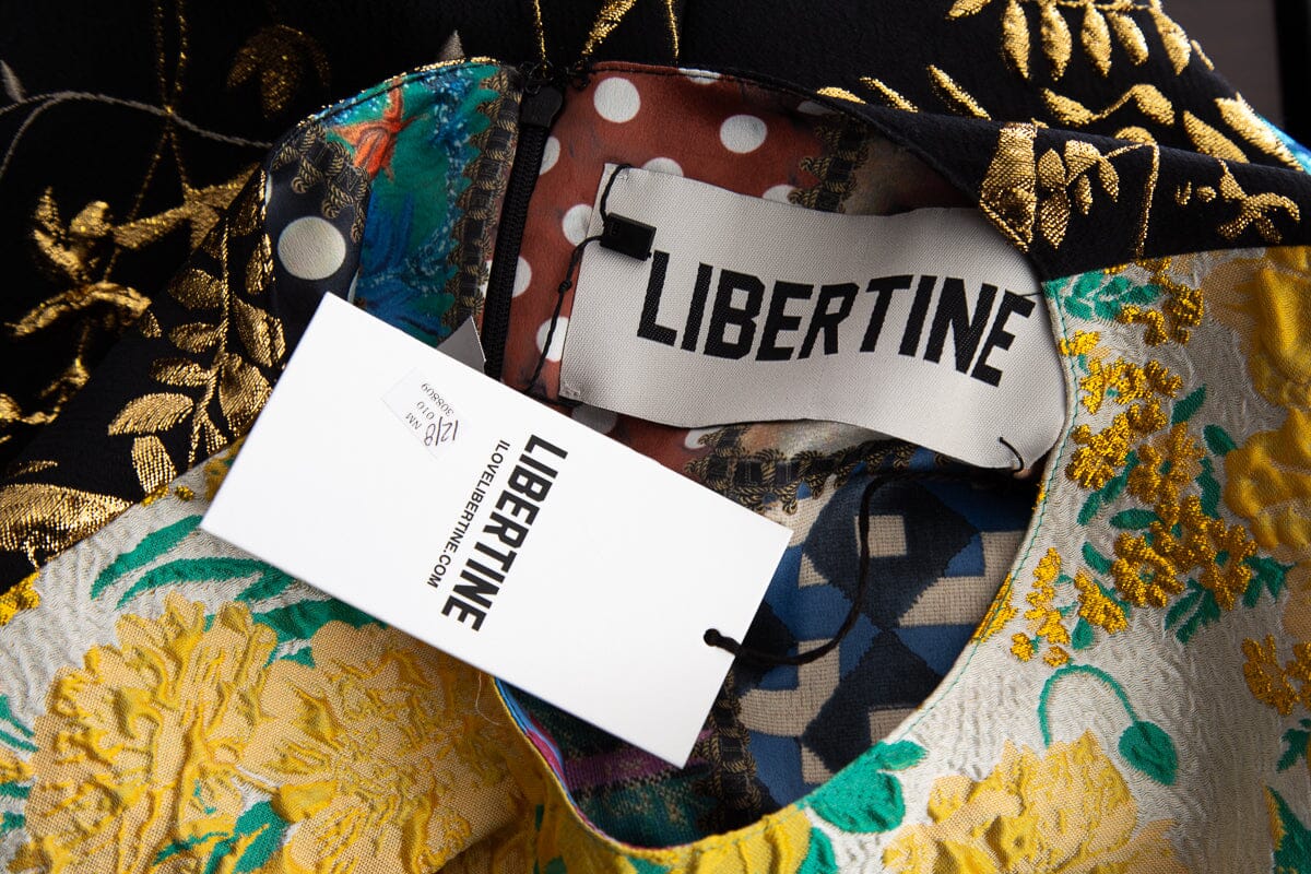 Libertine Multicolor Jacquard Floral Dress SZ S NWT - Image 4