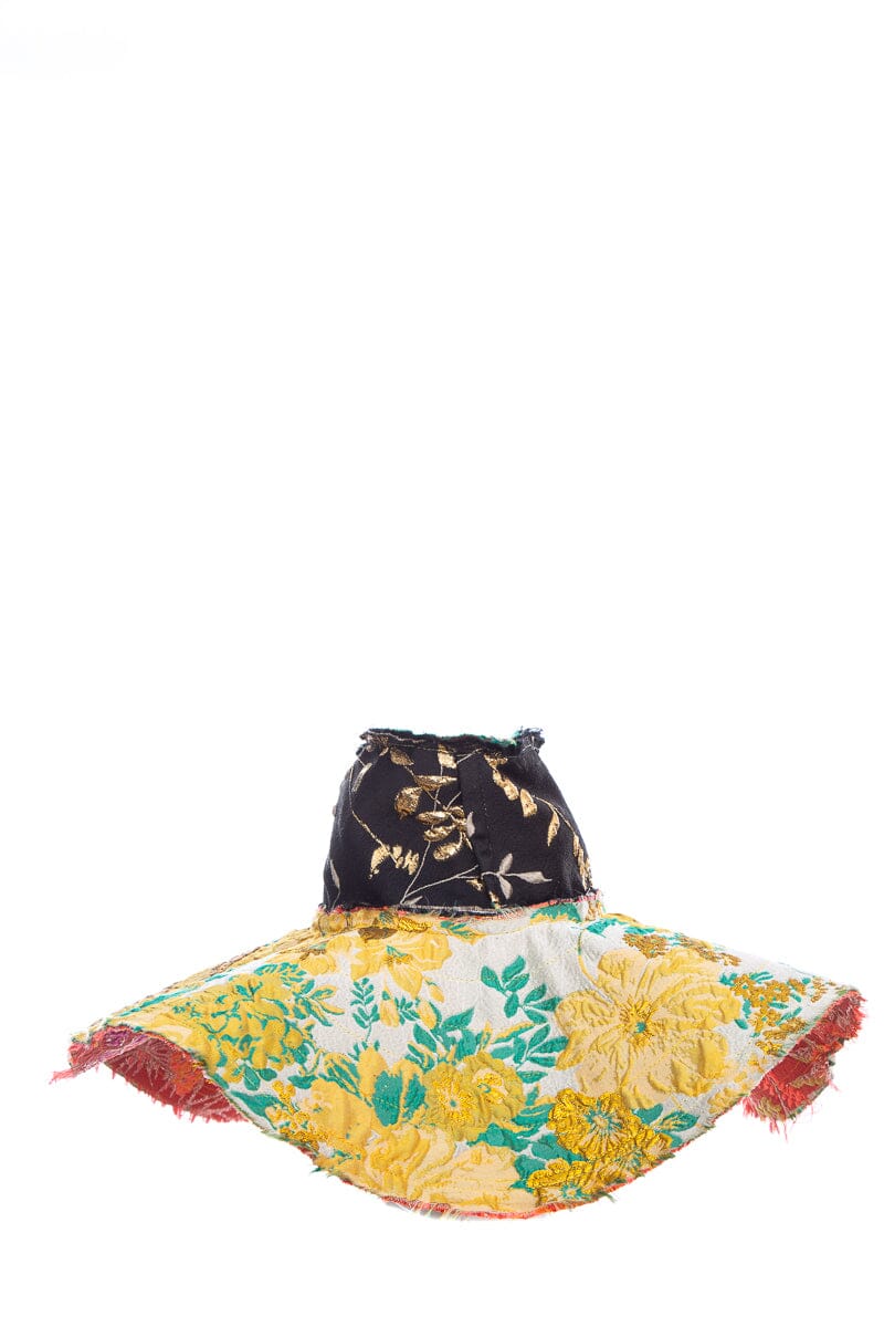 Libertine Multicolor Jacquard Floral Hat SZ OS NWT
