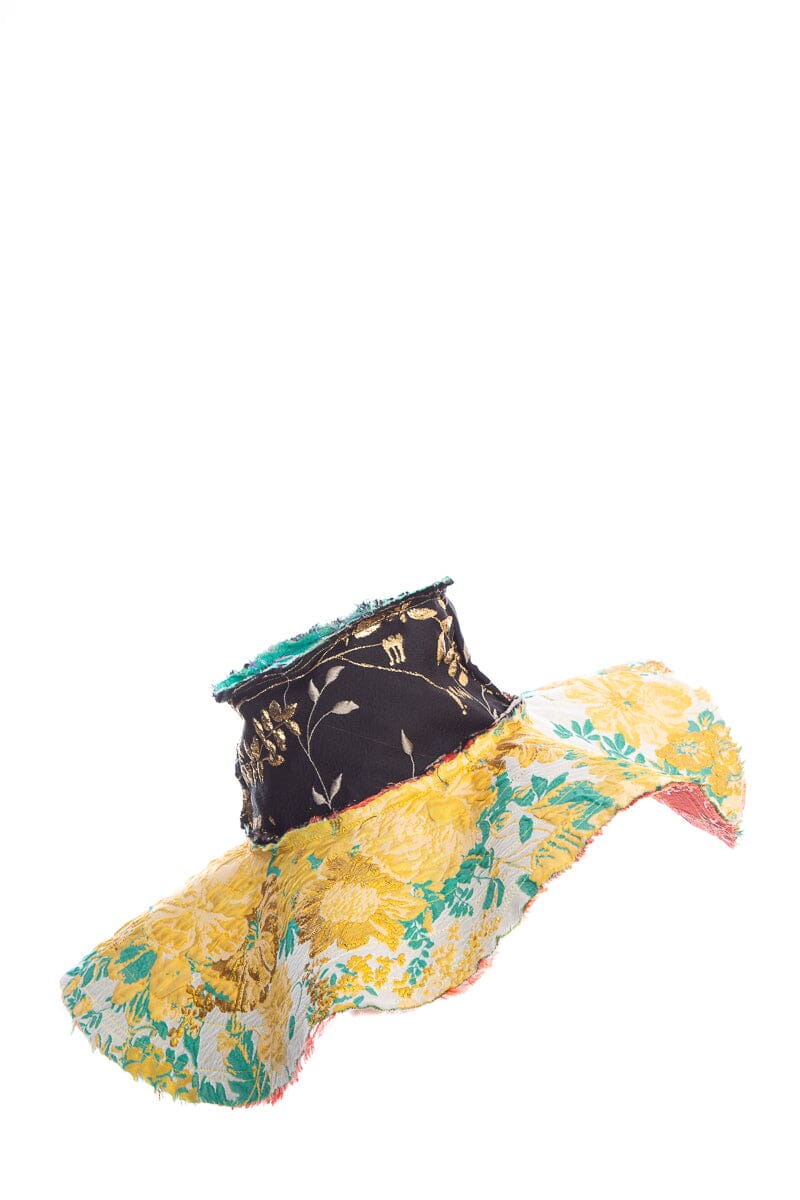 Libertine Multicolor Jacquard Floral Hat SZ OS NWT - Image 2