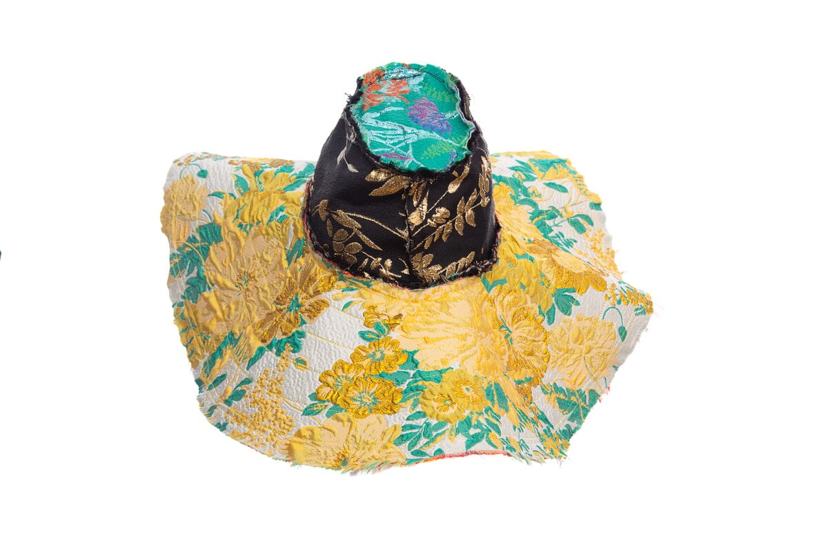 Libertine Multicolor Jacquard Floral Hat SZ OS NWT - Image 3