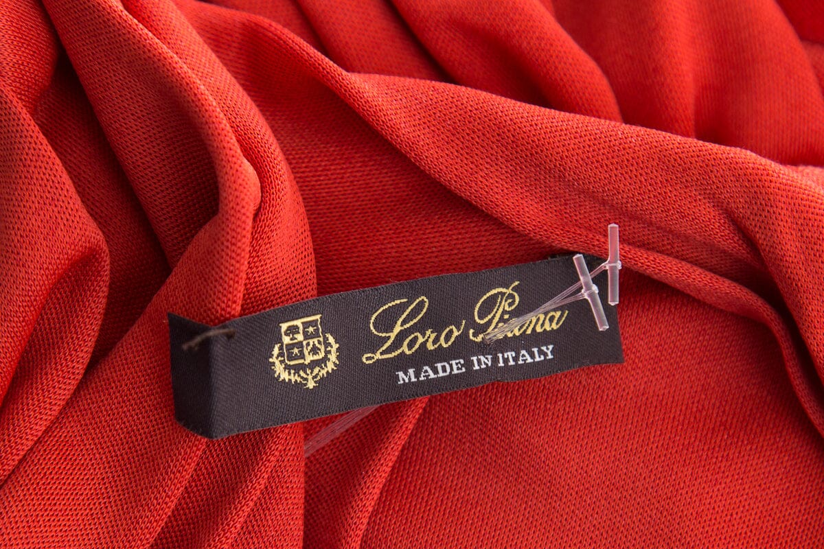 Loro Piana Red Maxi Dress SZ 42 - Image 4