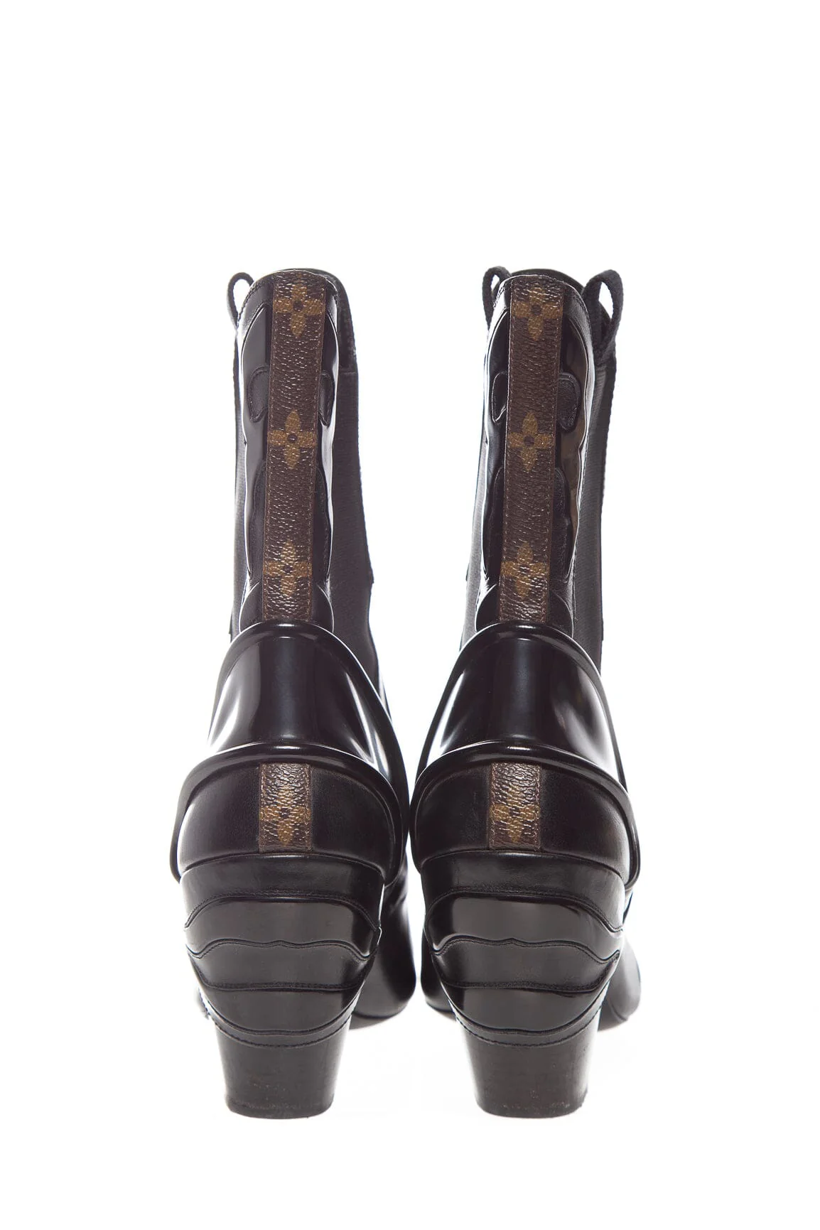 Louis Vuitton Black Fireball Boots SZ 36 - Image 4